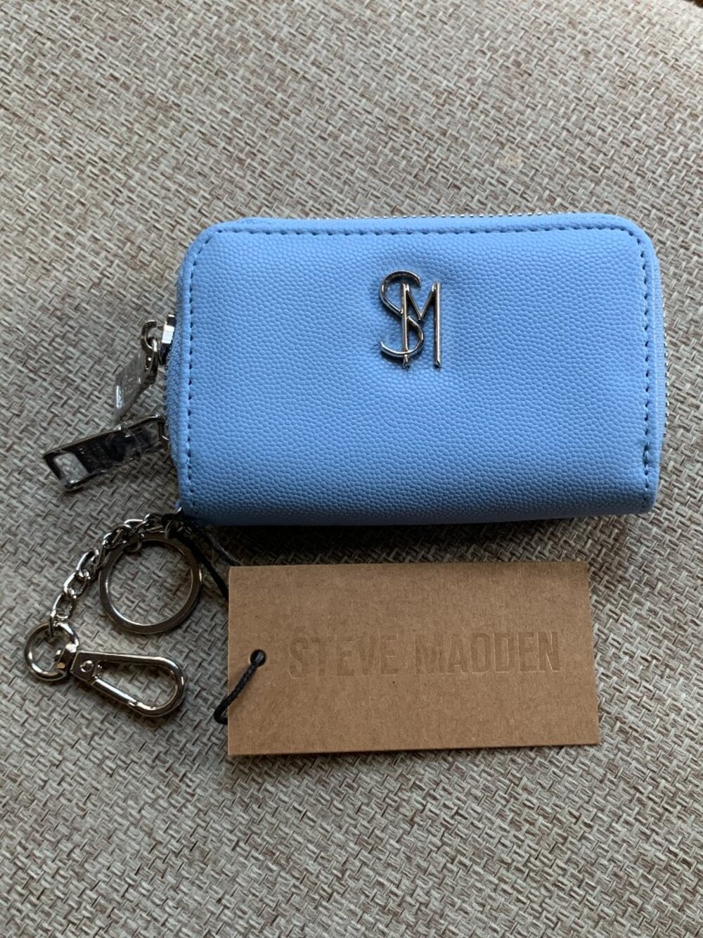 Steve Madden BMartaa Faux Leather Dual Zippered Wallet NWT
